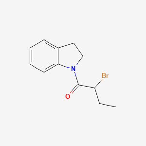 molecular formula C12H14BrNO B1293981 1-(2-Bromobutanoyl)indoline CAS No. 1119450-42-8