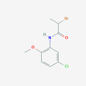 2-bromo-N-(5-chloro-2-methoxyphenyl)propanamide