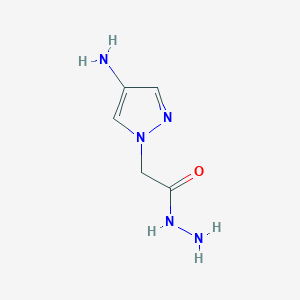 2-(4-amino-1H-pyrazol-1-yl)acetohydrazide