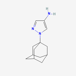 molecular formula C13H19N3 B1294010 1-(1-adamantyl)-1H-pyrazol-4-amine CAS No. 1172870-54-0