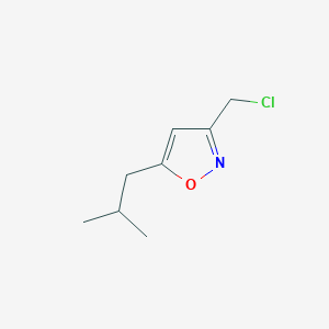molecular formula C8H12ClNO B1294012 3-(Chloromethyl)-5-isobutylisoxazole CAS No. 1142210-99-8