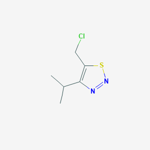 molecular formula C6H9ClN2S B1294013 5-(Chloromethyl)-4-isopropyl-1,2,3-thiadiazole CAS No. 1060817-54-0