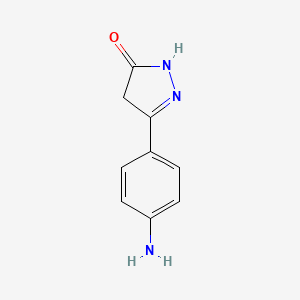 5-(4-aminophenyl)-2,4-dihydro-3H-pyrazol-3-one