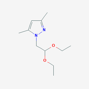 molecular formula C11H20N2O2 B1294030 1-(2,2-diethoxyethyl)-3,5-dimethyl-1H-pyrazole CAS No. 902837-60-9