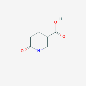 molecular formula C7H11NO3 B1294038 1-Methyl-6-oxopiperidine-3-carboxylic acid CAS No. 22540-51-8