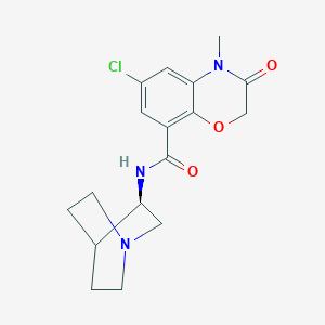 molecular formula C17H20ClN3O3 B1294040 R-Azasetron CAS No. 2025360-90-9