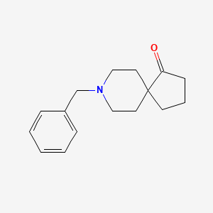 molecular formula C16H21NO B12940423 8-Benzyl-8-azaspiro[4.5]decan-1-one 