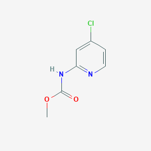 molecular formula C7H7ClN2O2 B1294045 Methyl (4-chloropyridin-2-yl)carbamate CAS No. 889676-38-4