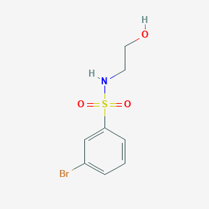 molecular formula C8H10BrNO3S B1294046 3-bromo-N-(2-hydroxyethyl)benzenesulfonamide CAS No. 911111-96-1