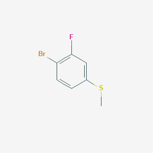 molecular formula C7H6BrFS B1294049 4-Bromo-3-fluorothioanisole CAS No. 917562-25-5