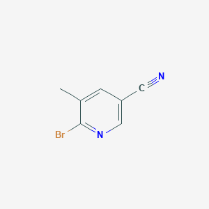molecular formula C7H5BrN2 B1294069 2-Bromo-5-cyano-3-picoline CAS No. 374633-37-1