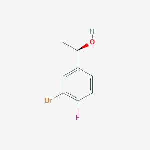 molecular formula C8H8BrFO B1294075 (R)-1-(3-Bromo-4-fluorophenyl)ethanol CAS No. 1212136-05-4