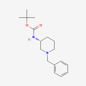 molecular formula C17H26N2O2 B1294081 (R)-1-BENZYL-3-N-BOC-AMINOPIPERIDINE CAS No. 454713-13-4