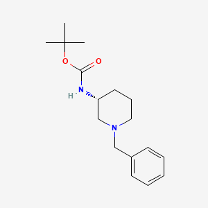 molecular formula C17H26N2O2 B1294081 (R)-tert-Butyl (1-benzylpiperidin-3-yl)carbamate CAS No. 454713-13-4