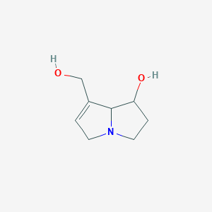 molecular formula C8H13NO2 B129409 Heliotridine CAS No. 520-63-8