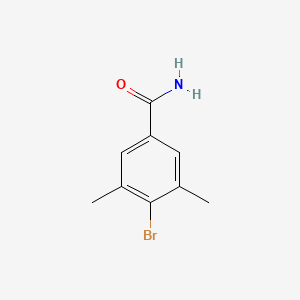 molecular formula C9H10BrNO B1294092 4-Bromo-3,5-dimethylbenzamide CAS No. 864825-81-0