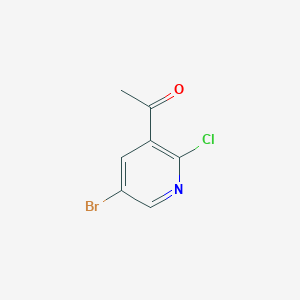 1-(5-Bromo-2-chloropyridin-3-yl)ethanone
