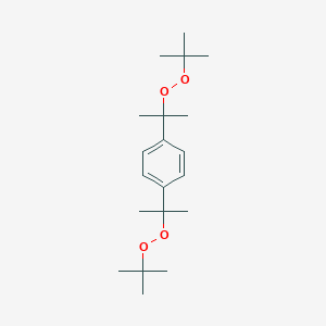 molecular formula C20H34O4 B012941 Peroxide, [1,4-phenylenebis(1-methylethylidene)]bis[(1,1-dimethylethyl) CAS No. 25155-25-3