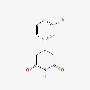 molecular formula C11H10BrNO2 B1294101 4-(3-Bromo-phenyl)-piperidine-2,6-dione CAS No. 351534-35-5