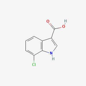 molecular formula C9H6ClNO2 B1294106 7-氯-1H-吲哚-3-羧酸 CAS No. 86153-24-4