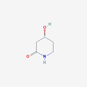 molecular formula C5H9NO2 B1294110 (R)-4-Hydroxy-piperidin-2-one CAS No. 1051316-41-6