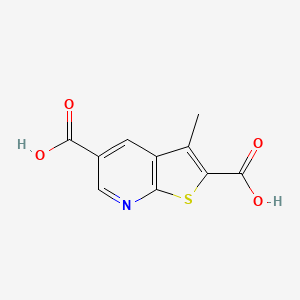 molecular formula C10H7NO4S B1294119 3-Methylthieno[2,3-b]pyridine-2,5-dicarboxylic acid 