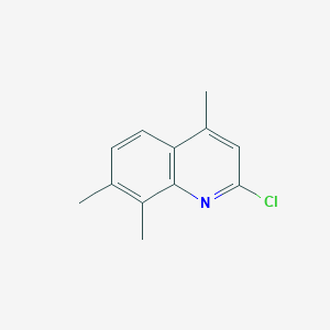 molecular formula C12H12ClN B1294120 2-Chloro-4,7,8-trimethylquinoline CAS No. 950037-24-8