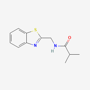 molecular formula C12H14N2OS B1294123 N-(Benzo[d]thiazol-2-ylmethyl)isobutyramide 