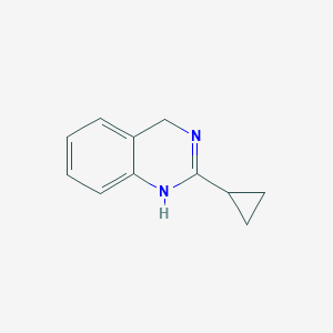 molecular formula C11H12N2 B1294129 2-Cyclopropyl-3,4-dihydroquinazoline 