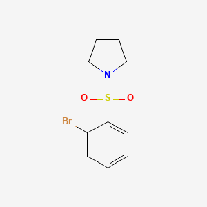B1294140 1-((2-Bromophenyl)sulfonyl)pyrrolidine CAS No. 929000-58-8