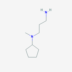 molecular formula C9H20N2 B1294151 N-Cyclopentyl-N-methylpropane-1,3-diamine CAS No. 53485-06-6