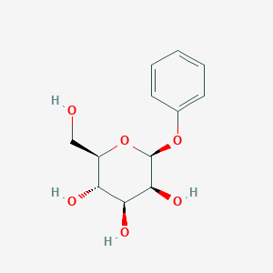 molecular formula C12H16O6 B1294153 Phenyl beta-D-mannopyranoside 