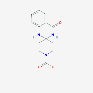molecular formula C17H23N3O3 B1294155 tert-Butyl 4'-oxo-3',4'-dihydro-1'H-spiro[piperidine-4,2'-quinazoline]-1-carboxylate CAS No. 1000356-55-7