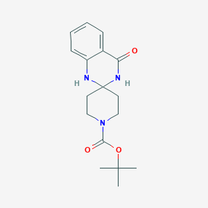 molecular formula C17H23N3O3 B1294155 tert-butyl 4'-oxo-3',4'-dihydro-1H,1'H-spiro[piperidine-4,2'-quinazoline]-1-carboxylate CAS No. 1000356-55-7