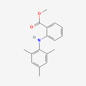 molecular formula C17H19NO2 B12941597 Methyl 2-(mesitylamino)benzoate 