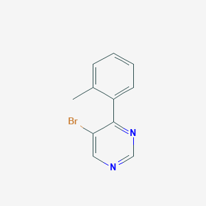 B1294160 5-Bromo-4-o-tolylpyrimidine CAS No. 941294-34-4