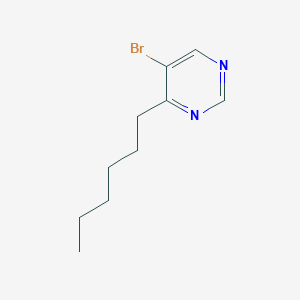 B1294164 5-Bromo-4-hexylpyrimidine CAS No. 951884-38-1