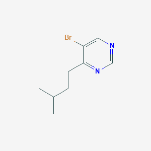 B1294166 5-Bromo-4-isopentylpyrimidine CAS No. 951884-42-7