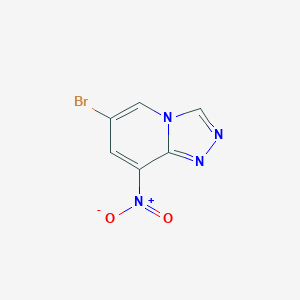 molecular formula C6H3BrN4O2 B1294169 6-Bromo-8-nitro-[1,2,4]triazolo[4,3-a]pyridine CAS No. 951884-20-1