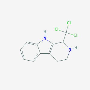 molecular formula C12H11Cl3N2 B129417 1-(trichloromethyl)-2,3,4,9-tetrahydro-1H-pyrido[3,4-b]indole CAS No. 6649-90-7