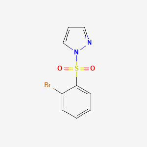 molecular formula C9H7BrN2O2S B1294171 1-(2-Bromophenylsulfonyl)-1H-pyrazole CAS No. 957120-65-9