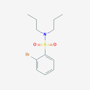 molecular formula C12H18BrNO2S B1294174 2-bromo-N,N-dipropylbenzenesulfonamide CAS No. 65000-11-5