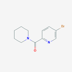 molecular formula C11H13BrN2O B1294179 (5-Bromopyridin-2-yl)(piperidin-1-yl)methanone CAS No. 934000-33-6