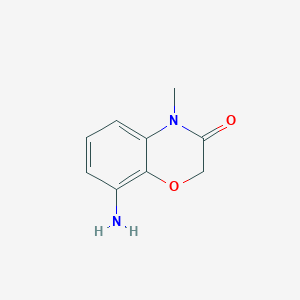 molecular formula C9H10N2O2 B1294189 8-Amino-4-methyl-2H-benzo[b][1,4]oxazin-3(4H)-one CAS No. 1018254-91-5