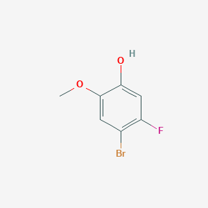 molecular formula C7H6BrFO2 B1294193 4-Bromo-5-fluoro-2-methoxyphenol CAS No. 886510-25-4