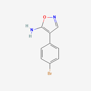 molecular formula C9H7BrN2O B1294198 4-(4-Bromophenyl)isoxazol-5-amine CAS No. 925007-32-5