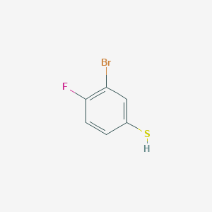 molecular formula C6H4BrFS B1294199 3-Bromo-4-fluorothiophenol CAS No. 942473-85-0