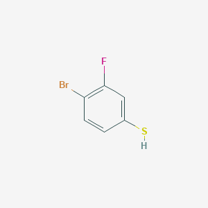 molecular formula C6H4BrFS B1294200 4-Bromo-3-fluorothiophenol CAS No. 942473-86-1
