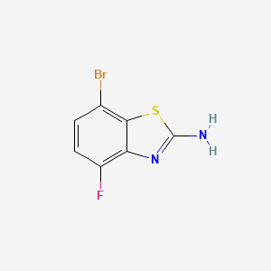 molecular formula C7H4BrFN2S B1294201 7-Bromo-4-fluorobenzo[d]thiazol-2-amine CAS No. 942473-90-7