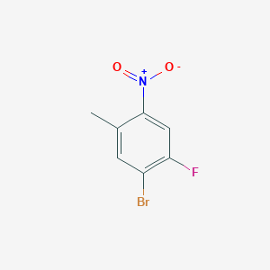 molecular formula C7H5BrFNO2 B1294203 1-Bromo-2-fluoro-5-methyl-4-nitrobenzene CAS No. 948294-26-6
